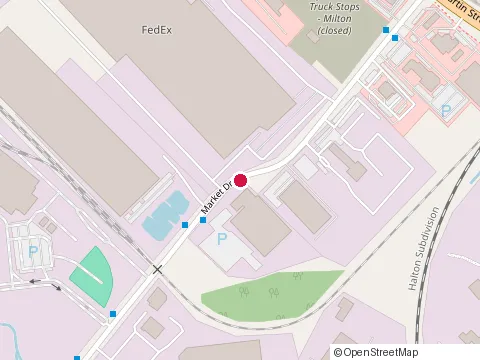 Location of Shawarma Corner Milton at 20 Market Dr #1, Milton