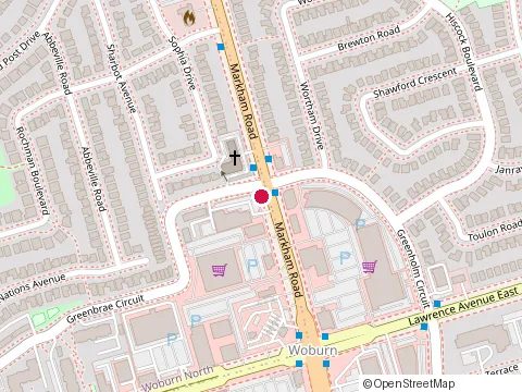 Location of Smile Design Dental Centre at 670 Markham Rd, Scarborough