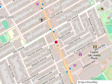 Location of Smile Society Dentistry at 900 Bank St Unit 110, Ottawa