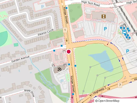 Location of Starbucks Coffee Canada, Inc at 8705 Yonge St, Richmond Hill