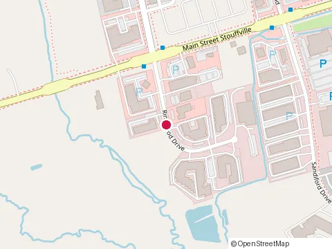 Location of Stouffville Coin Laundry at 18 Ringwood Dr, Whitchurch-Stouffville