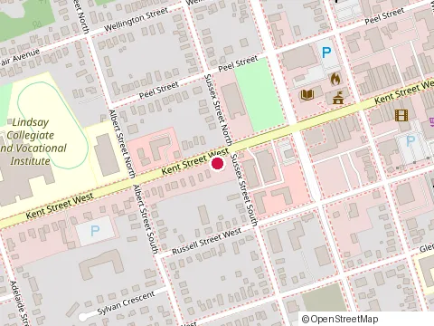 Location of Sun Life Financial at 221 Kent St W, Lindsay