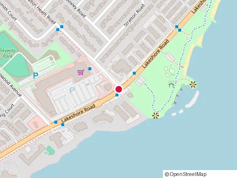 Location of Sunrise Of Burlington at 5401 Lakeshore Rd., Burlington