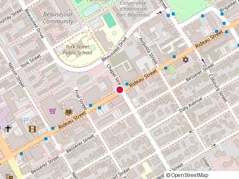 Location of T 1 Plus Tax Service at 436 Rideau St, Ottawa