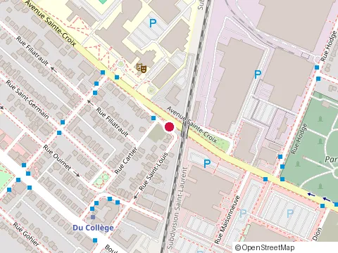 Location of Test 2 Business Name at 445 avenue Sainte-Croix, Saint-Laurent