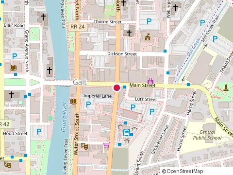 Location of The Art Of Home at 11 Ainslie St S, Cambridge