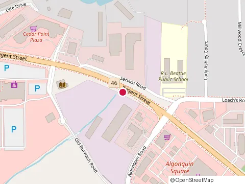 Location of Therapeutic Laser Clinic at 2140 Regent Street, Sudbury