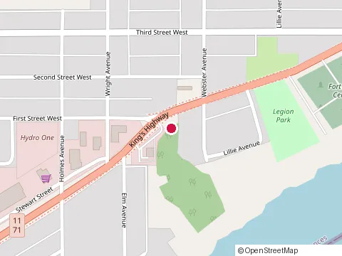 Location of Tim Hortons at 525 Kings Hwy, Fort Frances