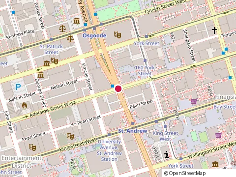 Location of Canada Life Assurance Co at 181 University Ave #2100, Toronto