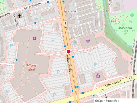 Location of Tk Home Richmond Hill at 9325 Yonge St, Richmond Hill