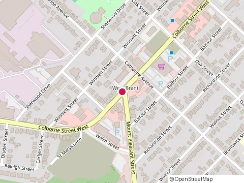 Location of Tooth Corner Colborne St W at 5A-164 Colborne St W, Brantford