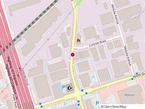 Location of Aramark Canada Ltd at 105 The East Mall, Etobicoke