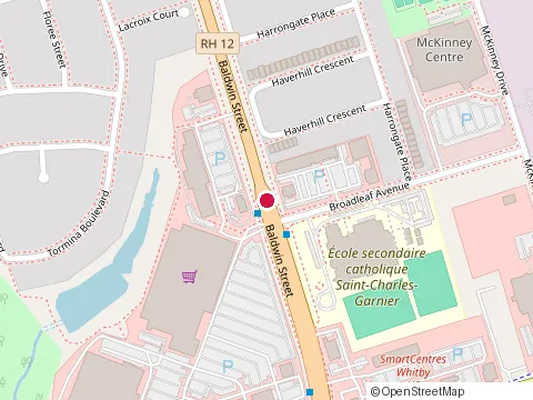 Location of Baskin-Robbins at 4160 Baldwin St S, Whitby