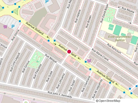 Location of Coq-O Bec-Lasalle at 1651 Dollard Ave, LaSalle