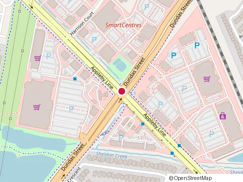 Location of Cornerstone Dental at 2500 Appleby Line, Burlington
