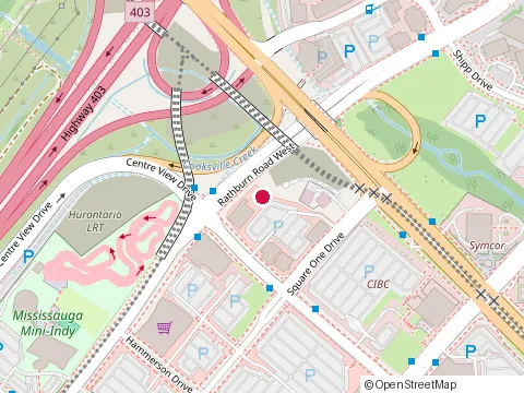 Location of Crate And Barrel Canada at 95 Square One Drive, Mississauga