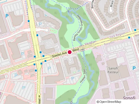 Location of Yasha Bushuev Ca at 1600 Steeles Ave W, Concord