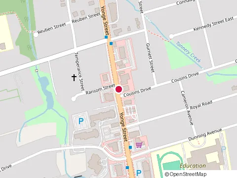 Location of Yonge Wellington Dental at 15005 Yonge St Unit 5, Aurora