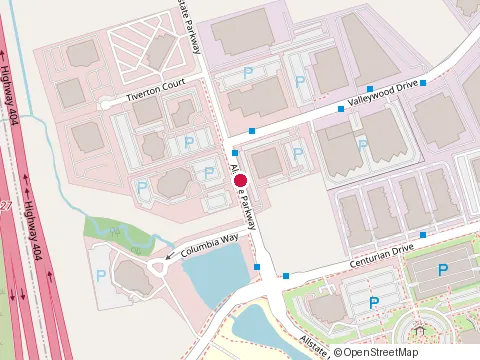 Location of Alpha Business Marketing at Address 90 Allstate Pkwy, Markham