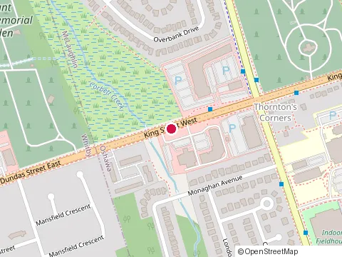 Location of Buffalo Style Wings & Rib at 800 King St W, Oshawa