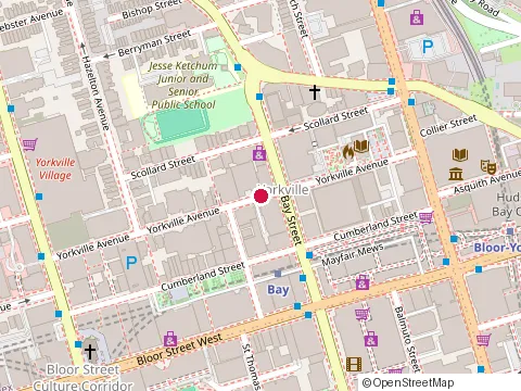 Emplacement de Café Boulud au 60 Yorkville Ave, Toronto