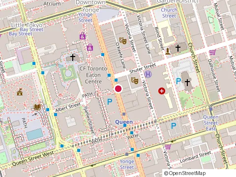 Location of Veritas Marketing Group at 197 Yonge St, Toronto