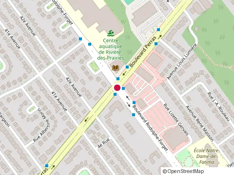 Location of Bibliothèque de Rivière-des-Prairies at 9001 Bd Perras, Montréal