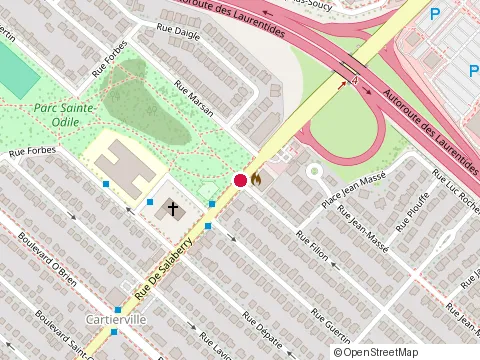 Location of Bibliothèque de Salaberry at 4170 Rue de Salaberry, Montréal