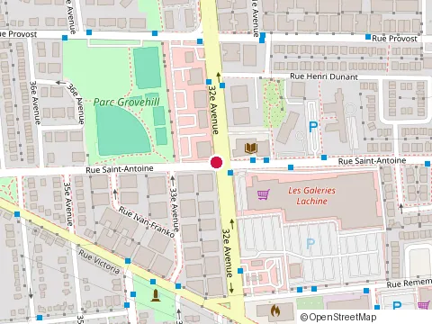 Location of Bibliothèque Saul Bellow at 3100 Rue Saint-Antoine, Montréal