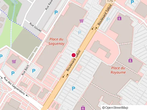 Location of Bmo Bank Of Montreal at 1324 Bd Talbot, Saguenay