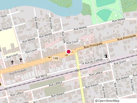 Location of Bmo Bank Of Montreal at 521 Rue Principale, Lachute