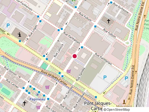 Location of Bmo Bank Of Montreal at 2163 Saint-Catherine St, Montréal
