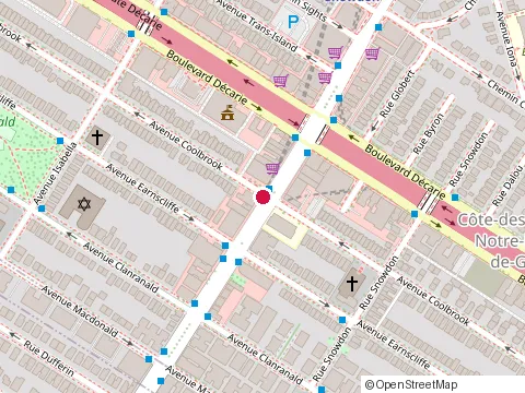 Location of Bmo Bank Of Montreal at 5353 Queen Mary Rd, Montréal