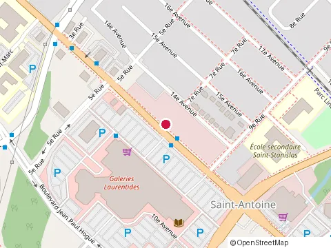 Location of Bmo Bank Of Montreal at 511 Bd des Laurentides, Saint-Jérôme