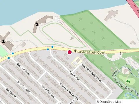 Emplacement de Bois-de-Liesse Nature Park au 9432 boulevard Gouin O, Québec