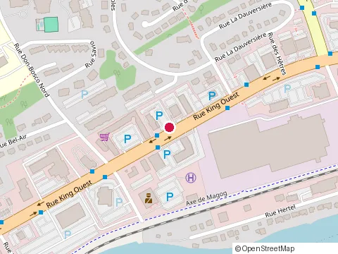 Location of Burger King at 3005 Rue King O, Sherbrooke