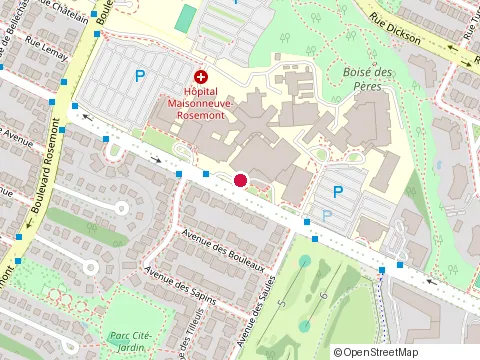 Location of Caisse d Économie Desjardins at 5415 Assomption Blvd, Montréal