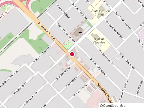 Location of Caisse Desjardins at 405 Boul Thibeau, Trois-Rivières