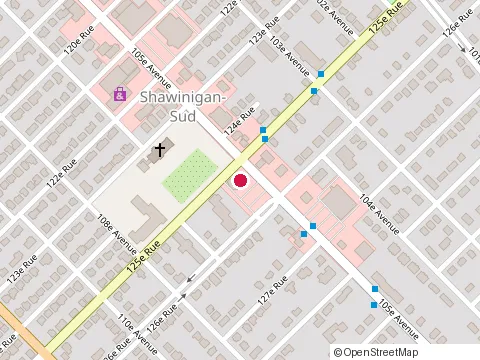 Location of Caisse Desjardins du Centre-de-la-Mauricie at 2500 105E Ave, Shawinigan