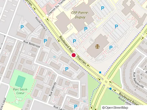 Location of Caisse Desjardins Pierre-Boucher - Siège Social at 2401 Boulevard Roland-Therrien, Longueuil