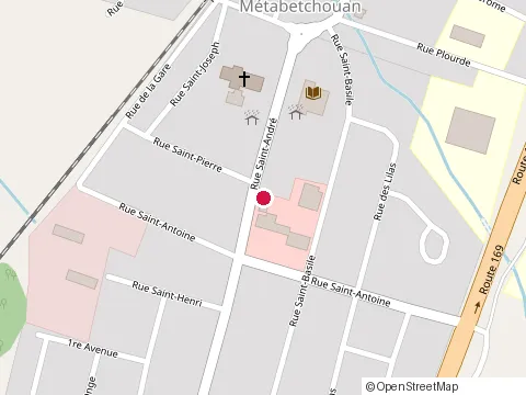 Emplacement de Caisse Populaire au 110 Rue St André, Métabetchouan-Lac-à-la-Croix