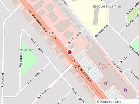Emplacement de Caisse Populaire Desjardins de Sept-Îles au 760 Boulevard Laure, Sept-Îles
