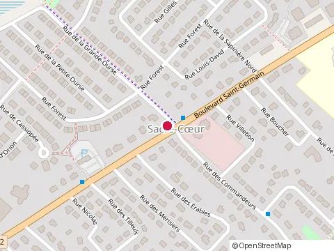Location of Caisses Desjardins-Desjardins Entreprises-Bas St-Laurent at 681 boulevard Saint-Germain, Rimouski