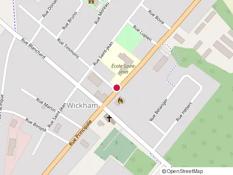 Location of Canada Post at Principale, Wickham