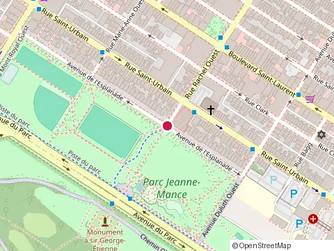 Emplacement de Canadian Grenadier Guards Association au 4171 Esplanade Ave, Montréal