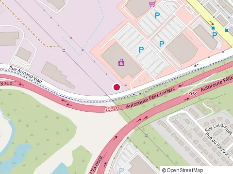 Emplacement de Canadian Tire au 4500 Rue Armand-Viau, Québec