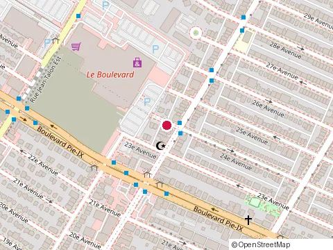 Emplacement de Canadian Tire au Centre Commercial le Boulevard 4250 Rue Jean-Talon E, Saint-Léonard