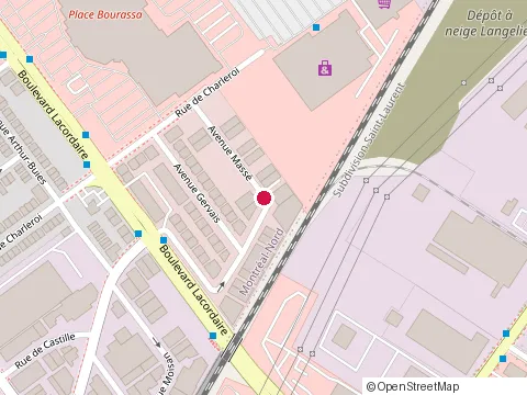 Location of Canadian Tire at 6000 boulevard Henri-Bourassa E Z1, Z1 Estates