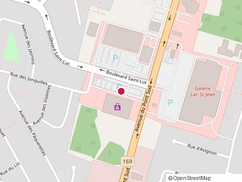 Location of Canadian Tire at 50 boulevard Saint-Luc, Alma
