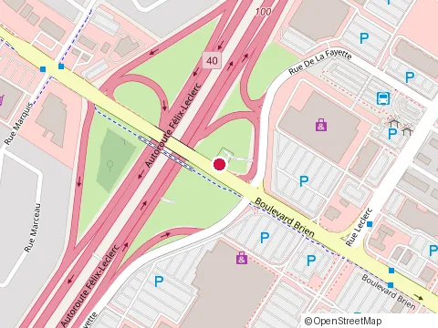 Location of Canadian Tire at 115 boulevard Brien, Repentigny